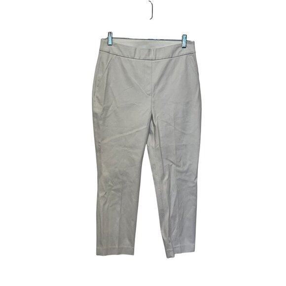 SPANX White High Rise Ankle Slim Straight Pants Size Medium - Picture 2 of 9